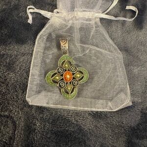 Cross Stone Pendant